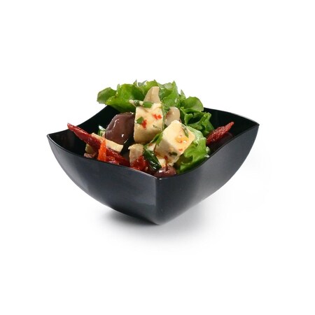 Fineline Settings Black 8 Oz. Serving Bowl 180-BK